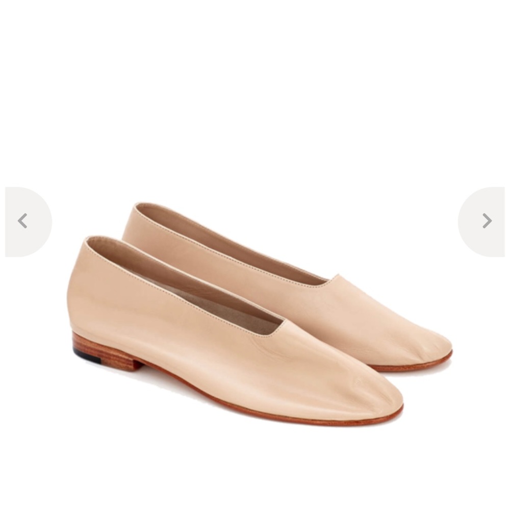 Martiniano size 9 flat light tan / cream